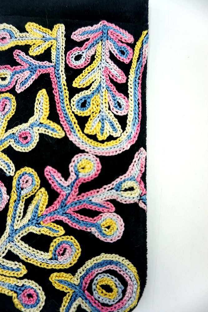 Velvet Embroidered Spec Case - Theo (Faye) Nangala Hudson