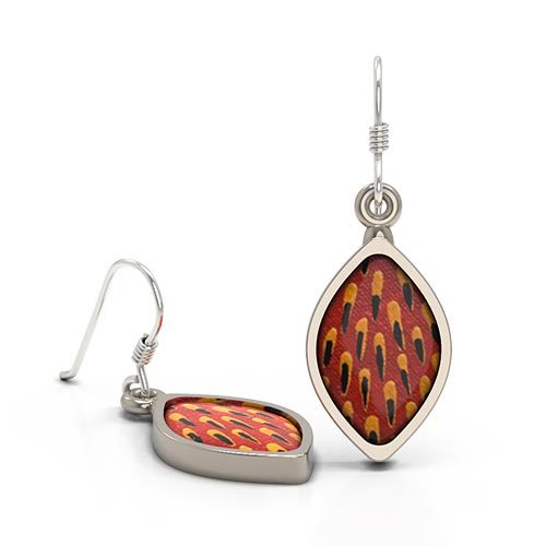Earrings Drop - Echidna Spines - Kathleen Buzzacott