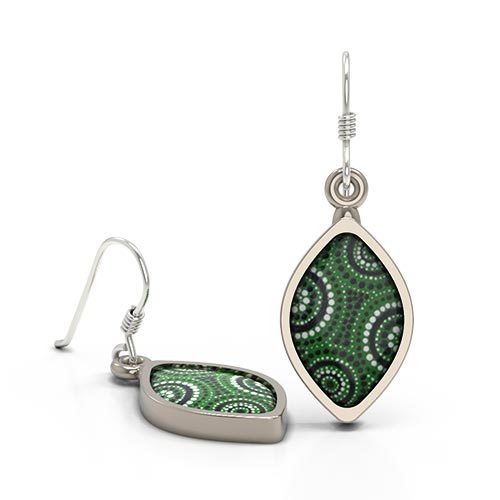 Earrings Drop - Waterholes - Kathleen Buzzacott