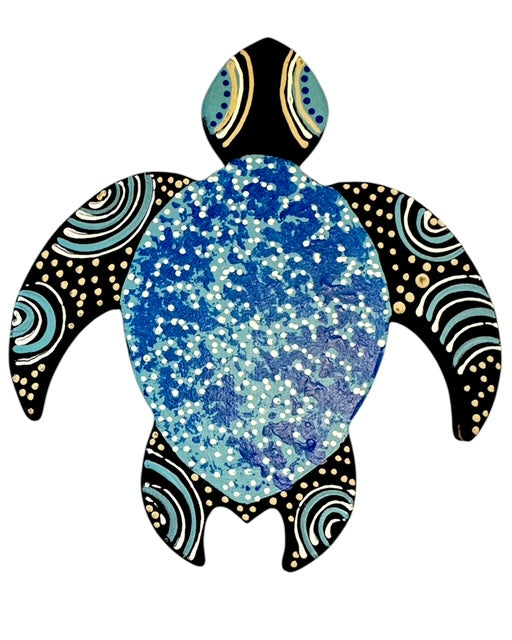 Turtle Ornament - Deidre Burgoyne Rosier 14cm
