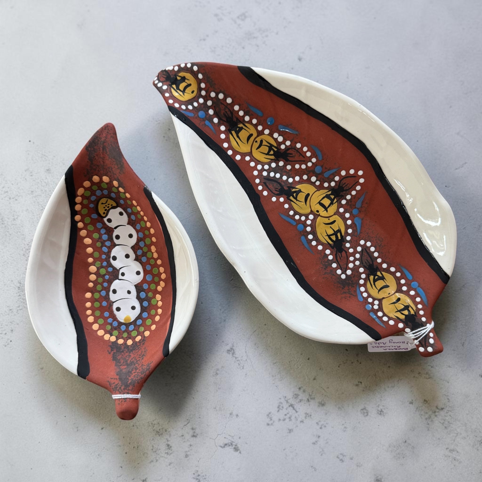 Ceramic Dish - Barbara Richards - Witchetty Grub