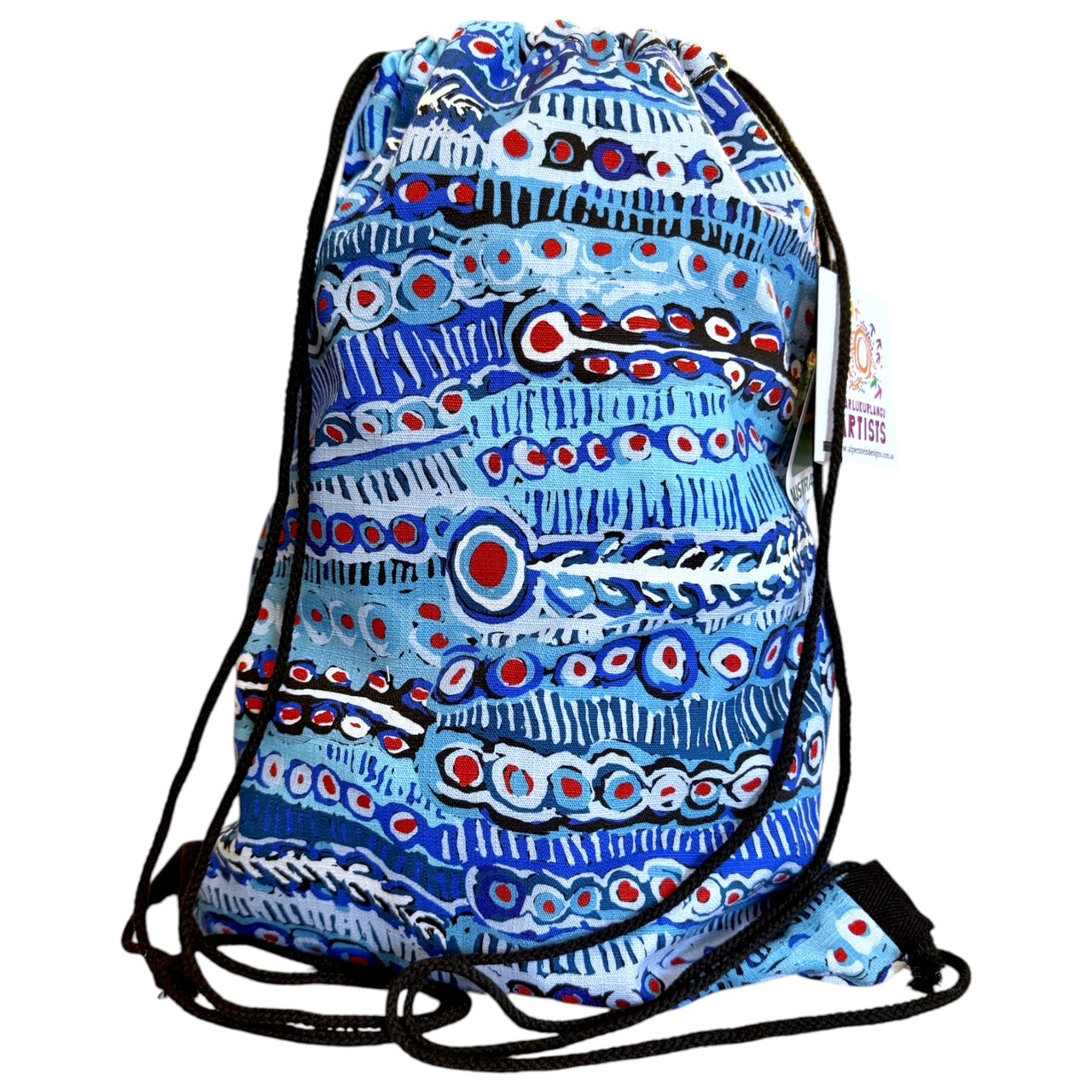 Drawstring Bag - Murdie Morris - Blue