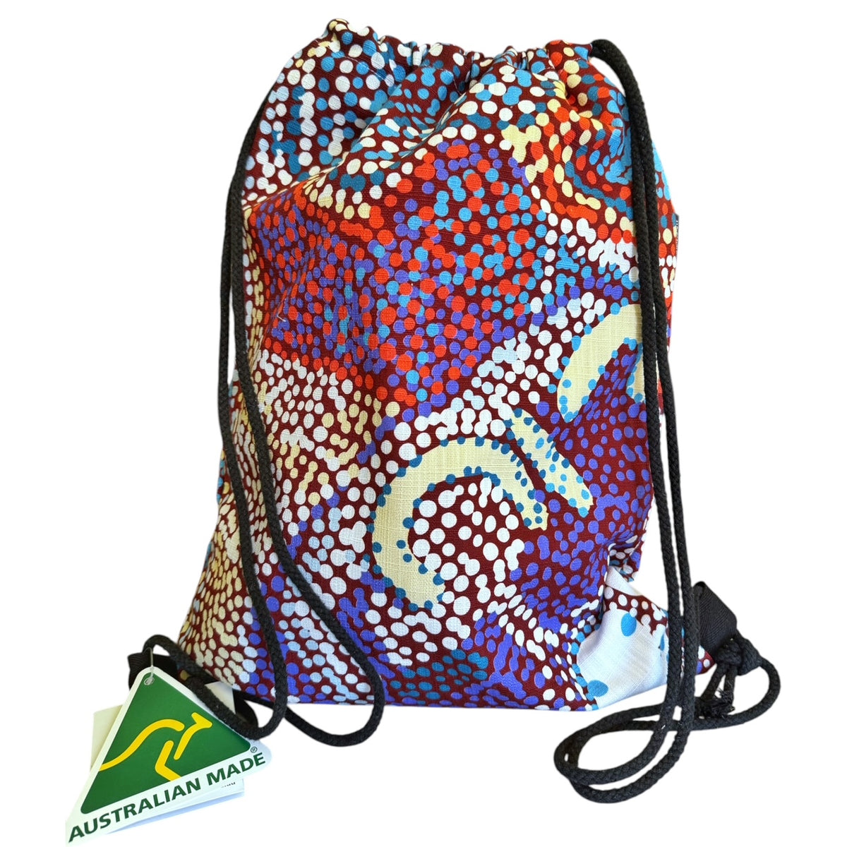 Drawstring Bag - Elaine Lane - Blue