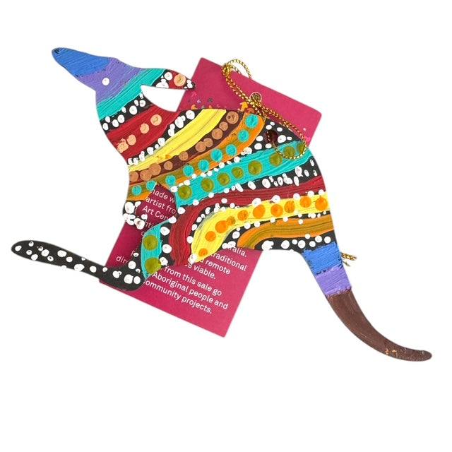 Hand Painted Decoration - Kangaroo .2