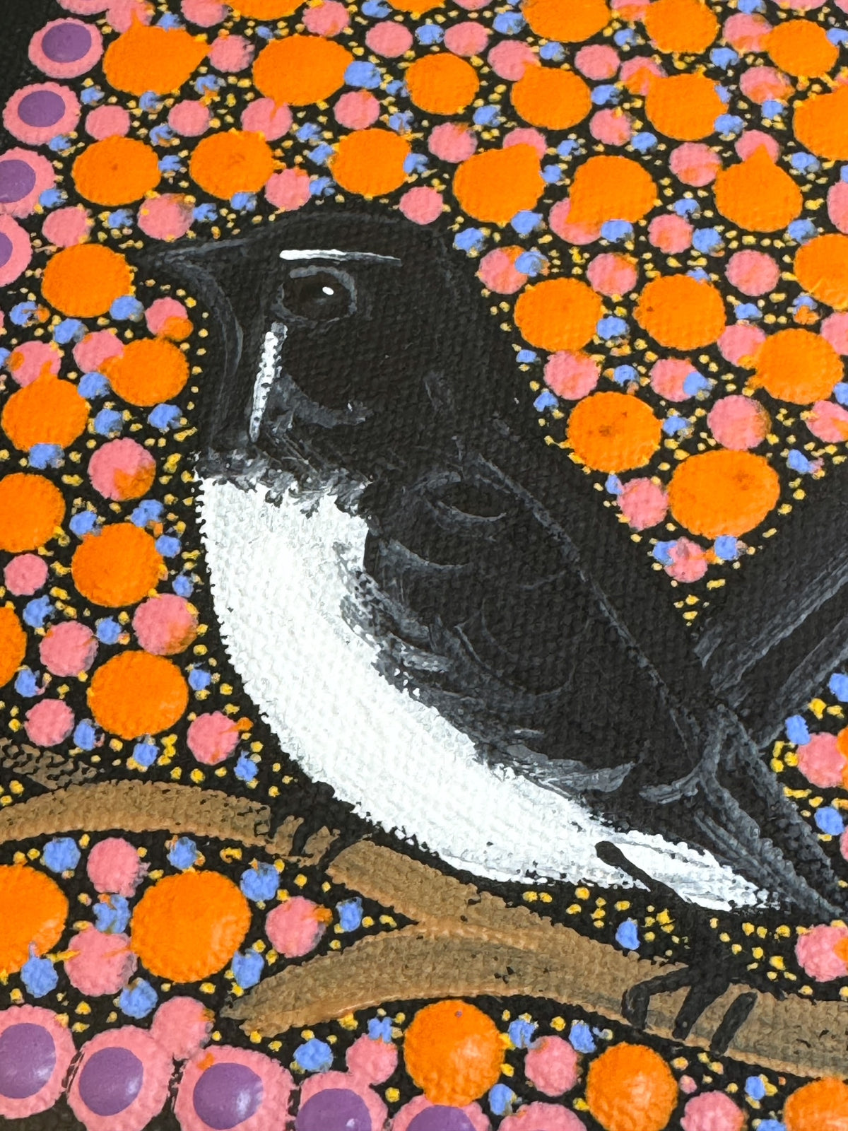 Kathleen Buzzacott - Willy Wagtail - Small, Framed .282