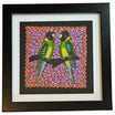 Kathleen Buzzacott - Ringneck Parrots - Small, Framed .300