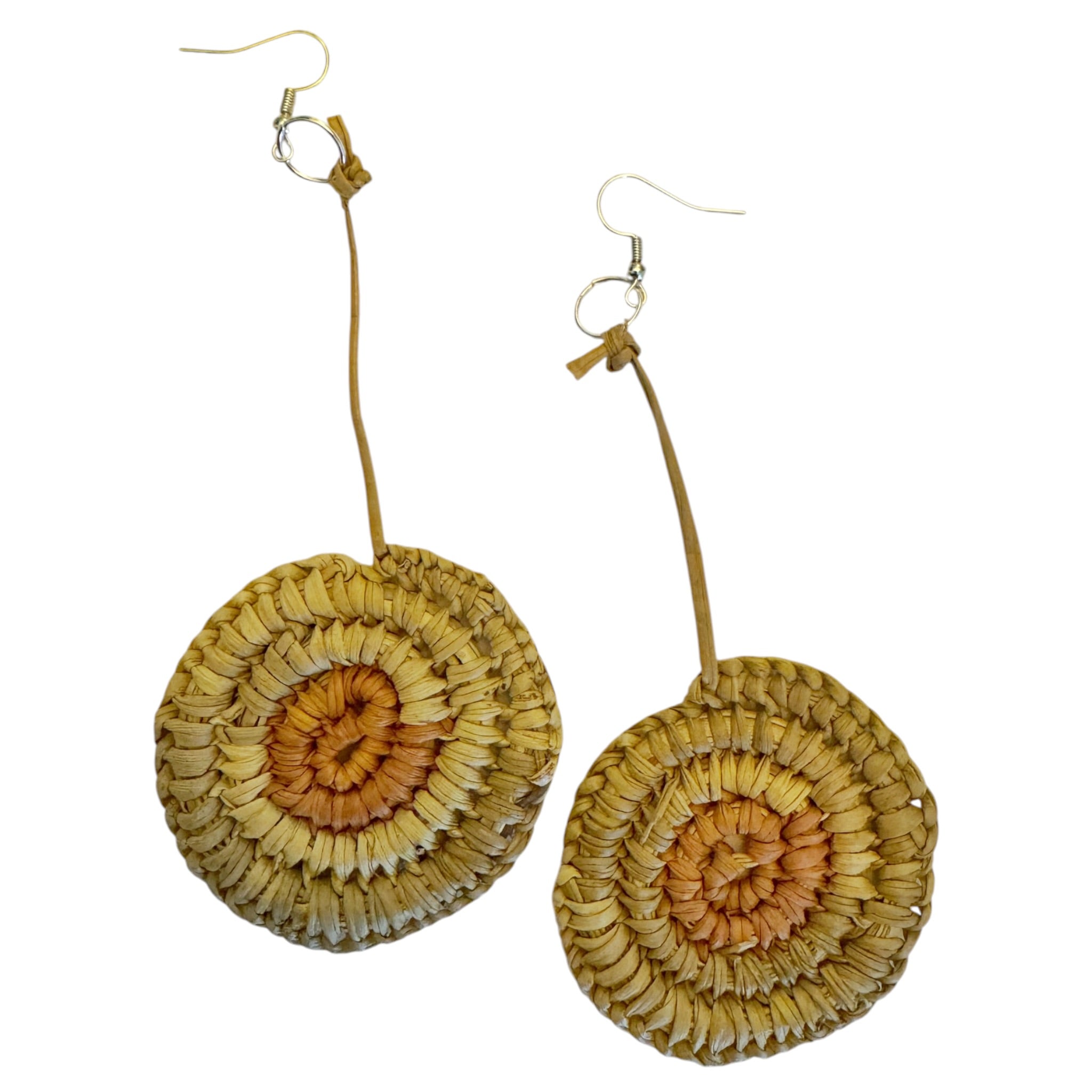 Pandandus Coil Earrings - Drop