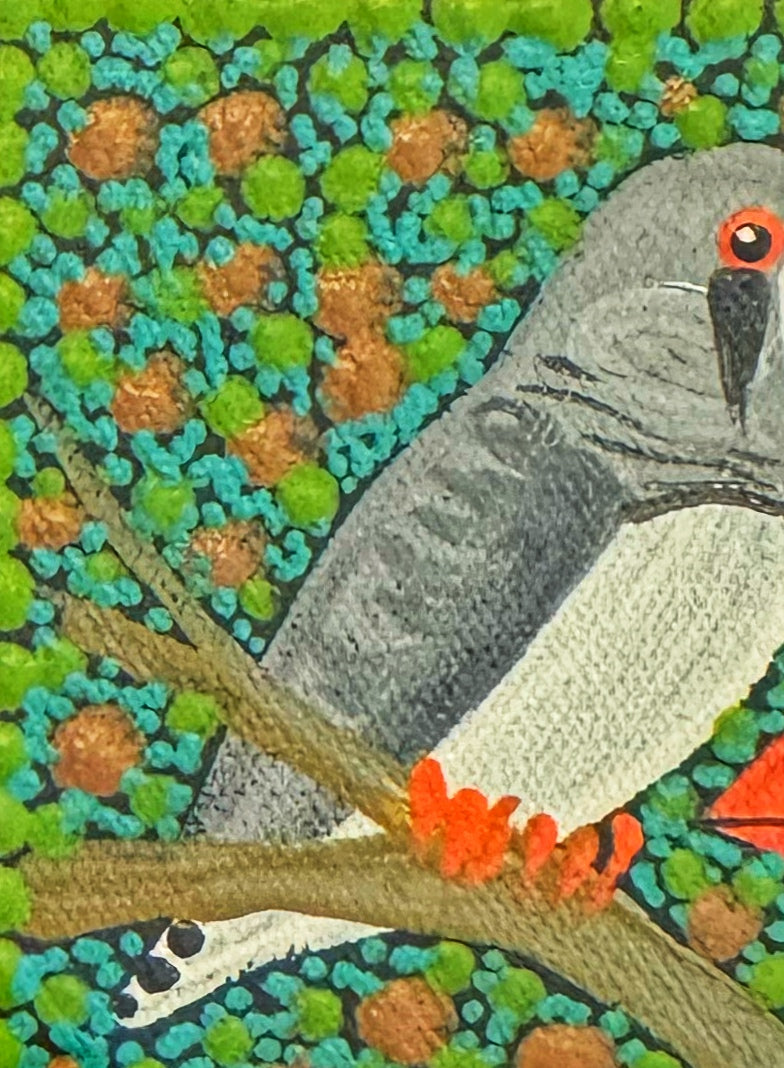 Kathleen Buzzacott - Zebra Finches - Small, Framed .230