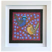 Kathleen Buzzacott - Blue Fairy Wrens - Small, Framed .500