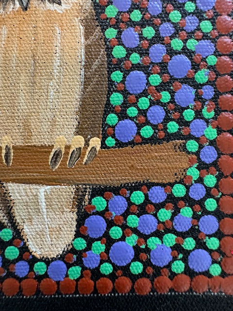 Kathleen Buzzacott - Boobook Owl - Small, Framed .010