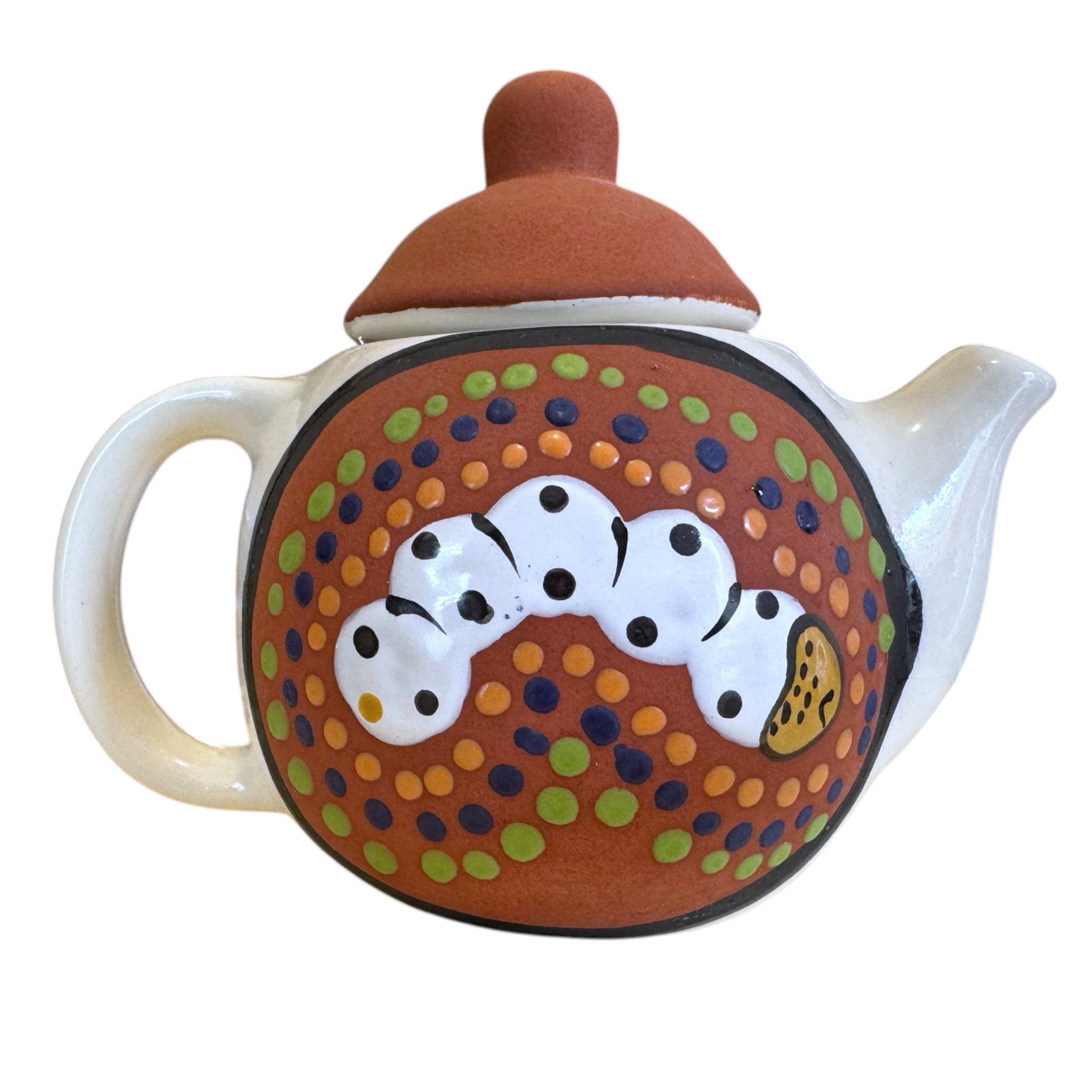 Tea Pot Small - Barbara Richards - Witchetty Grub .01