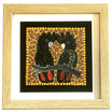 Kathleen Buzzacott - Redtail Black Cockatoos - Small, Framed .504