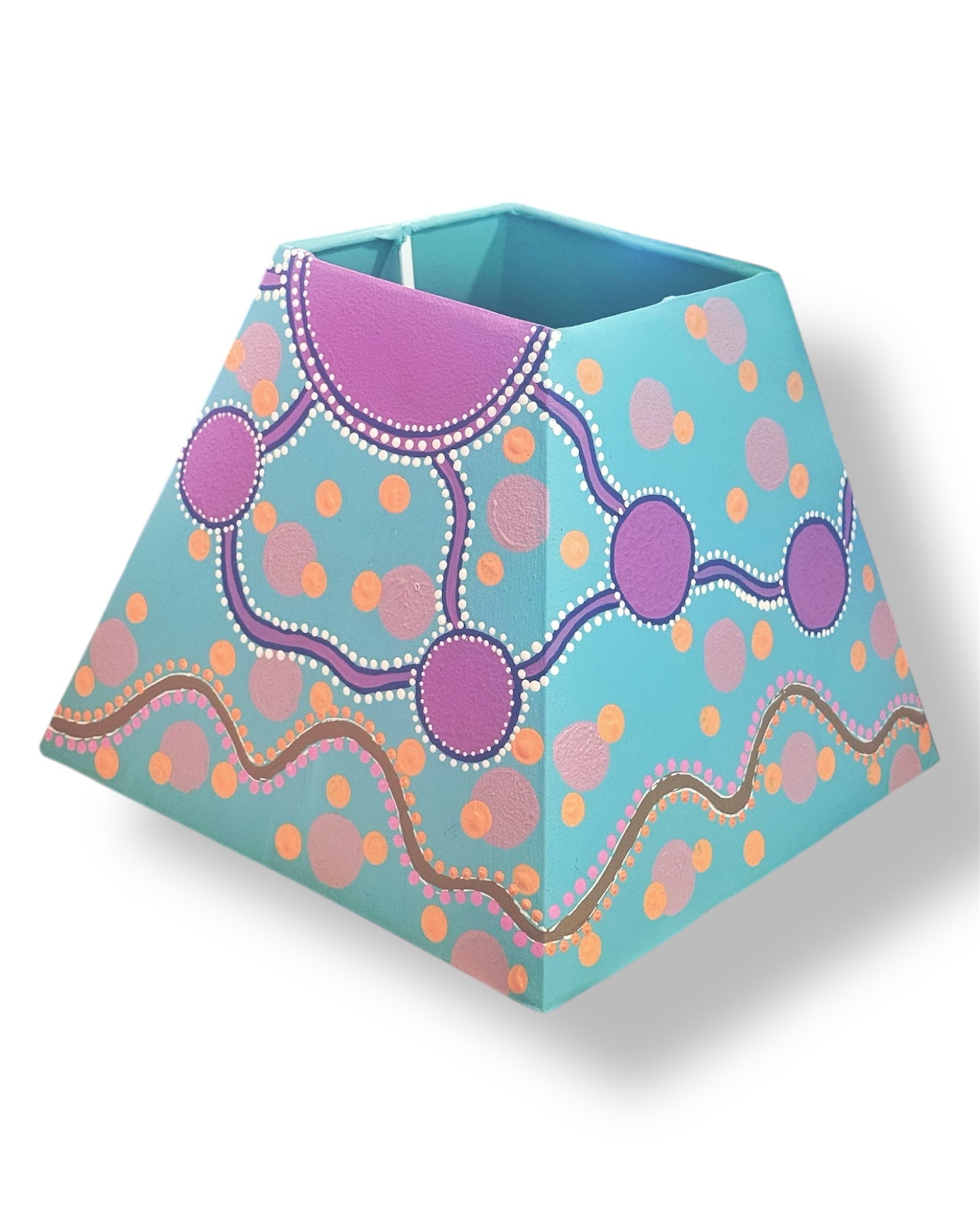 Hand Painted Lamp Shade - Deidre Burgoyne Rosier