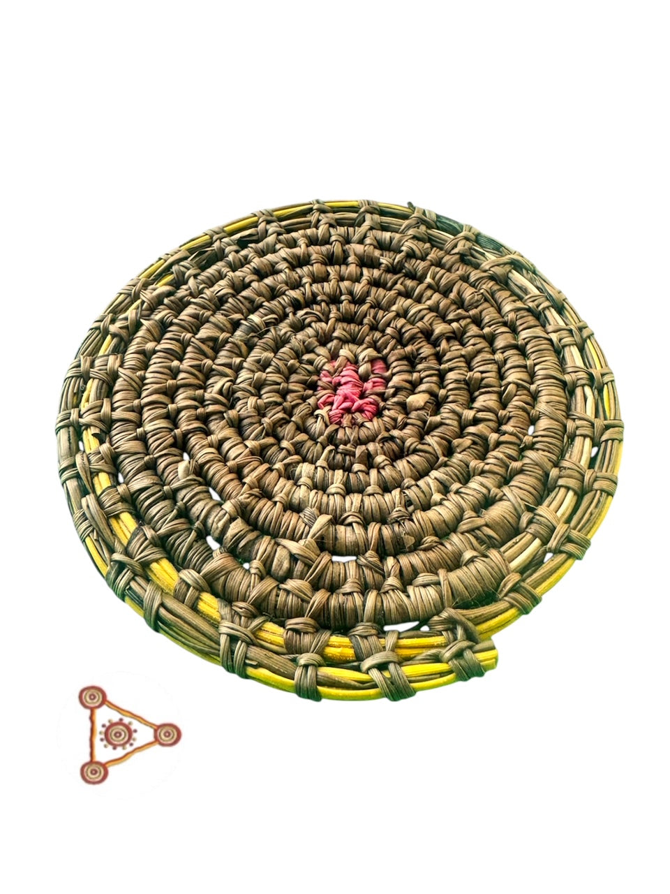 Coiled Pandanus Basket Plate Holder - Rose Wilfred