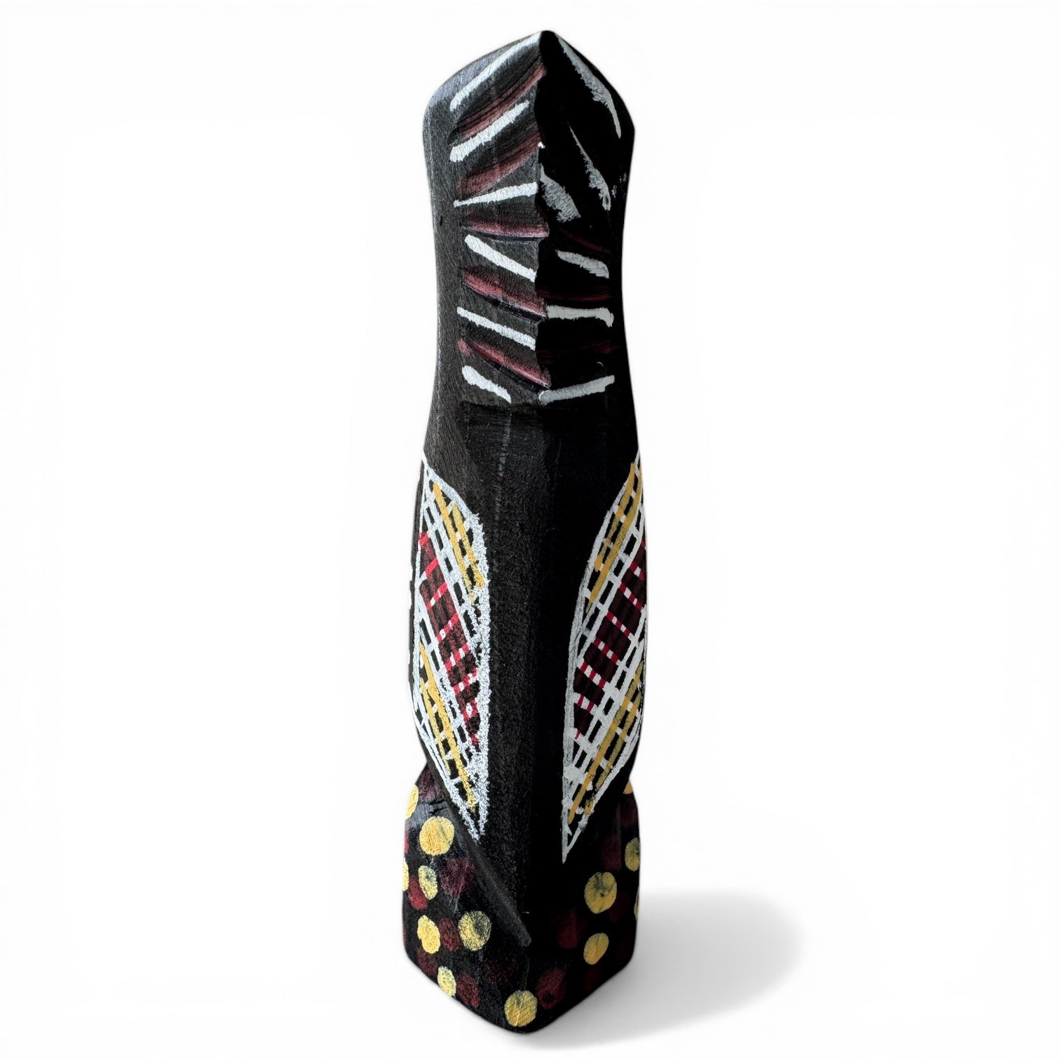 Small Hand Carved Black Cockatoo - Kenny Reid