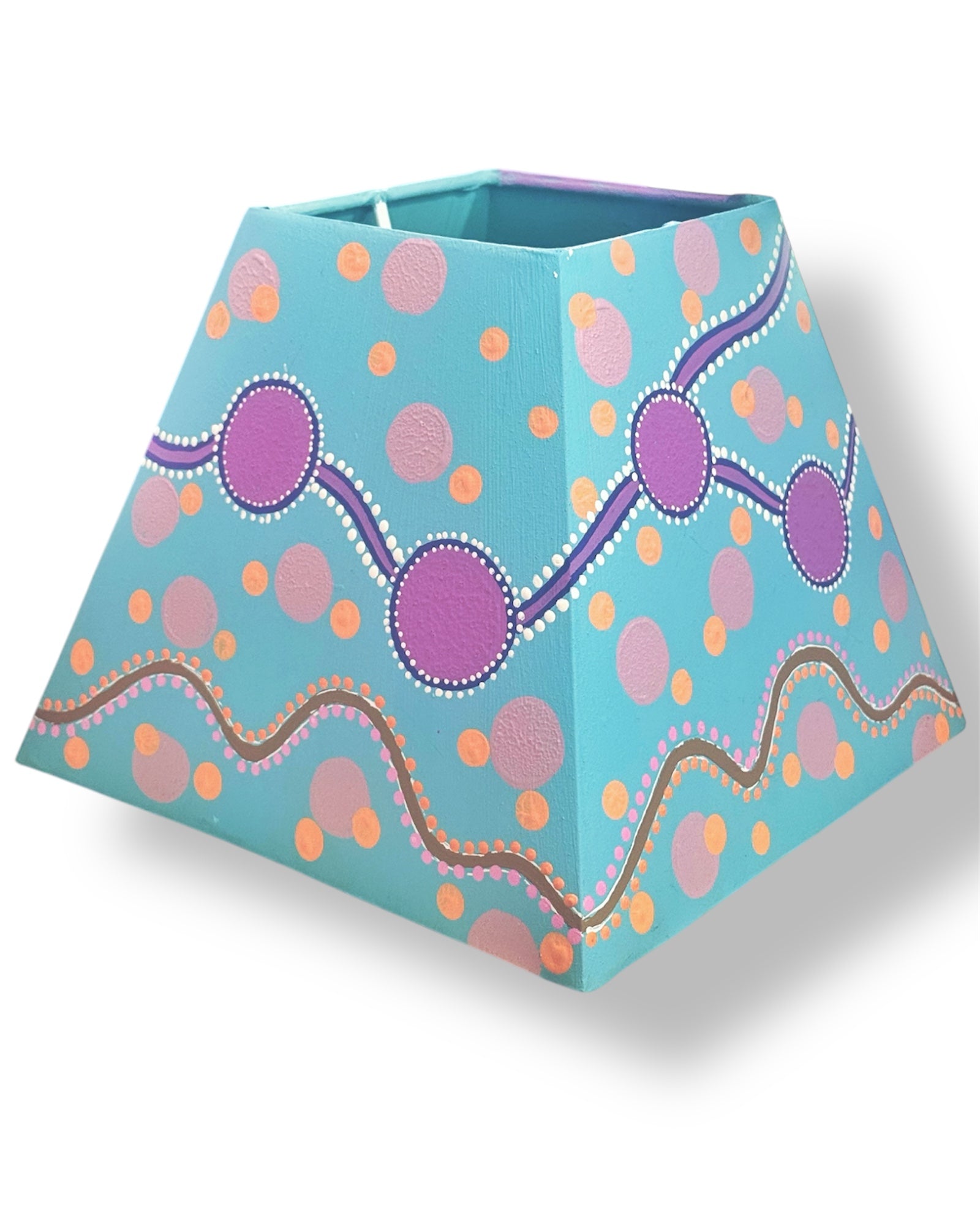 Hand Painted Lamp Shade - Deidre Burgoyne Rosier