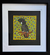 Kathleen Buzzacott - Female Red-Tail Black Cockatoo - Small, Framed .403