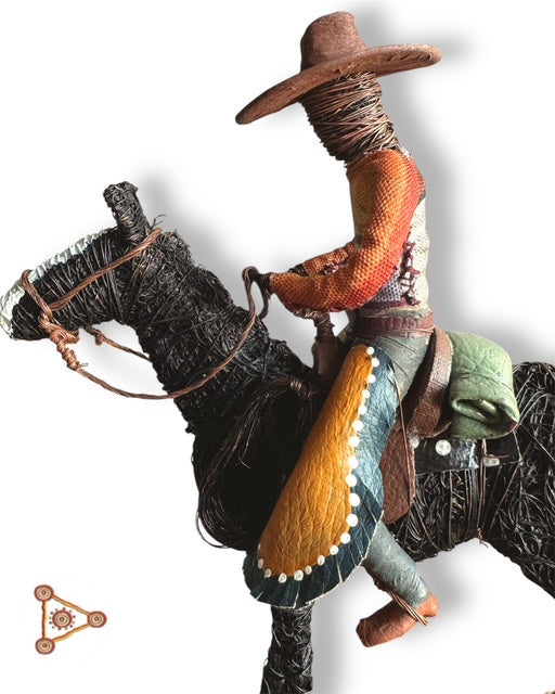 Wire Stockman on Horseback – Johnny Young