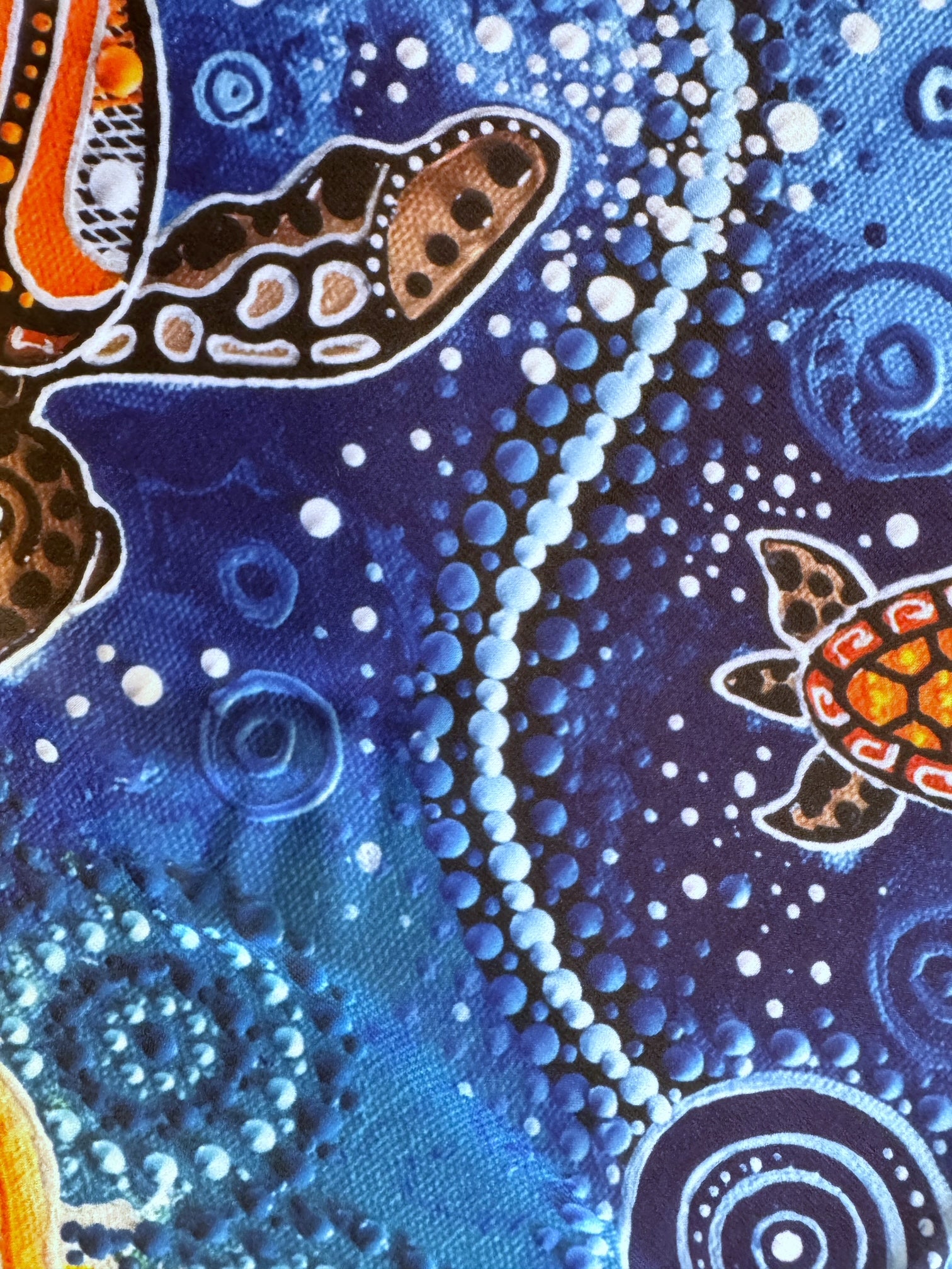 Silk Scarf - Chern'ee Sutton - Turtles