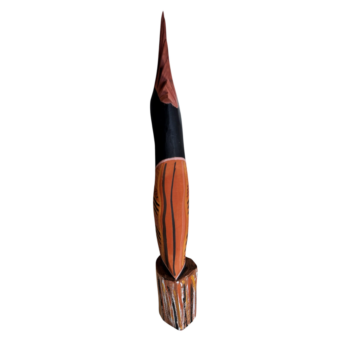 Thomas Munkanome - Carved Figure - Cockatoo (Black)