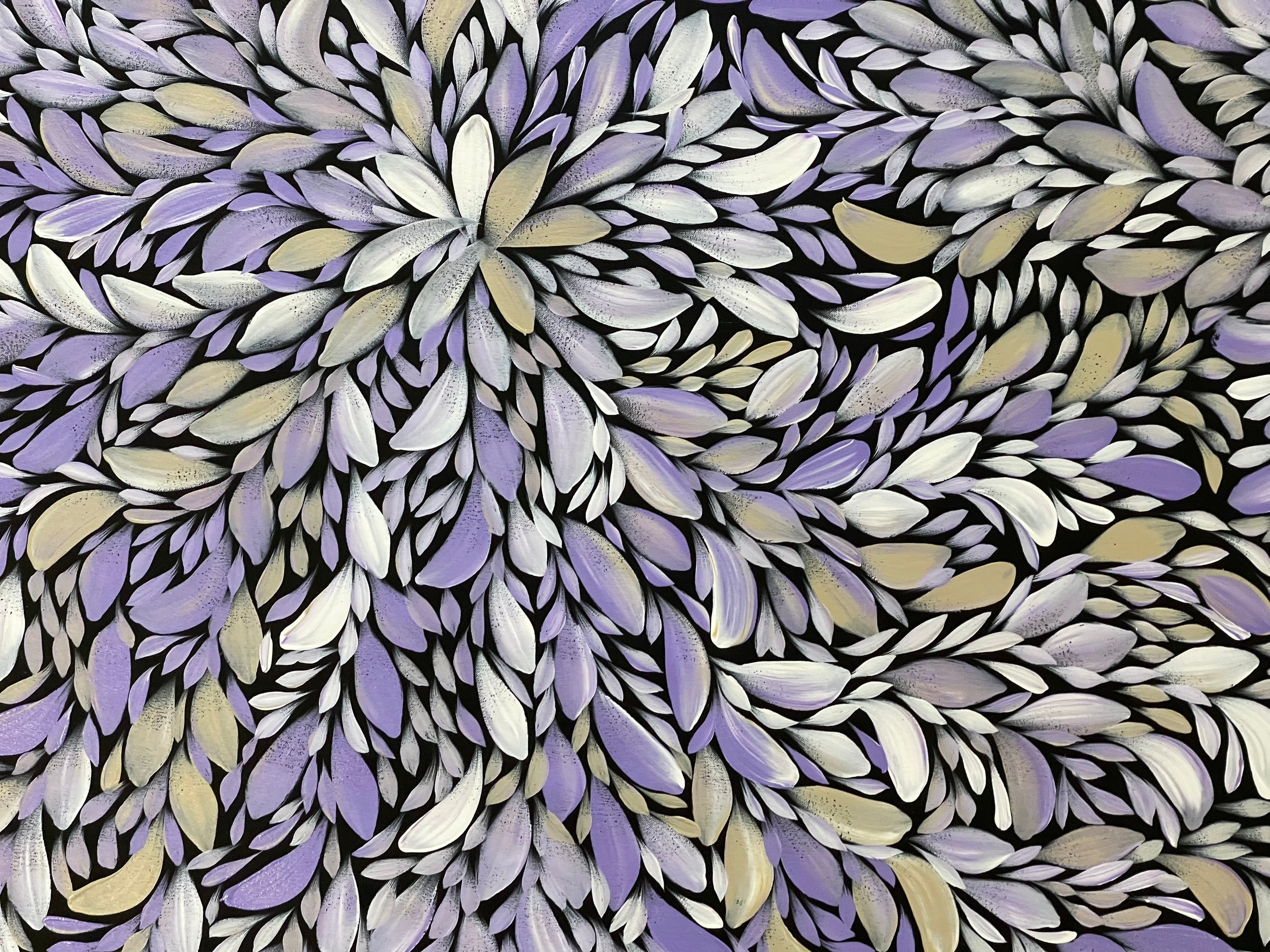 Louise Numina Napananka - Bush Medicine Leaves - 203x123cm .13-14