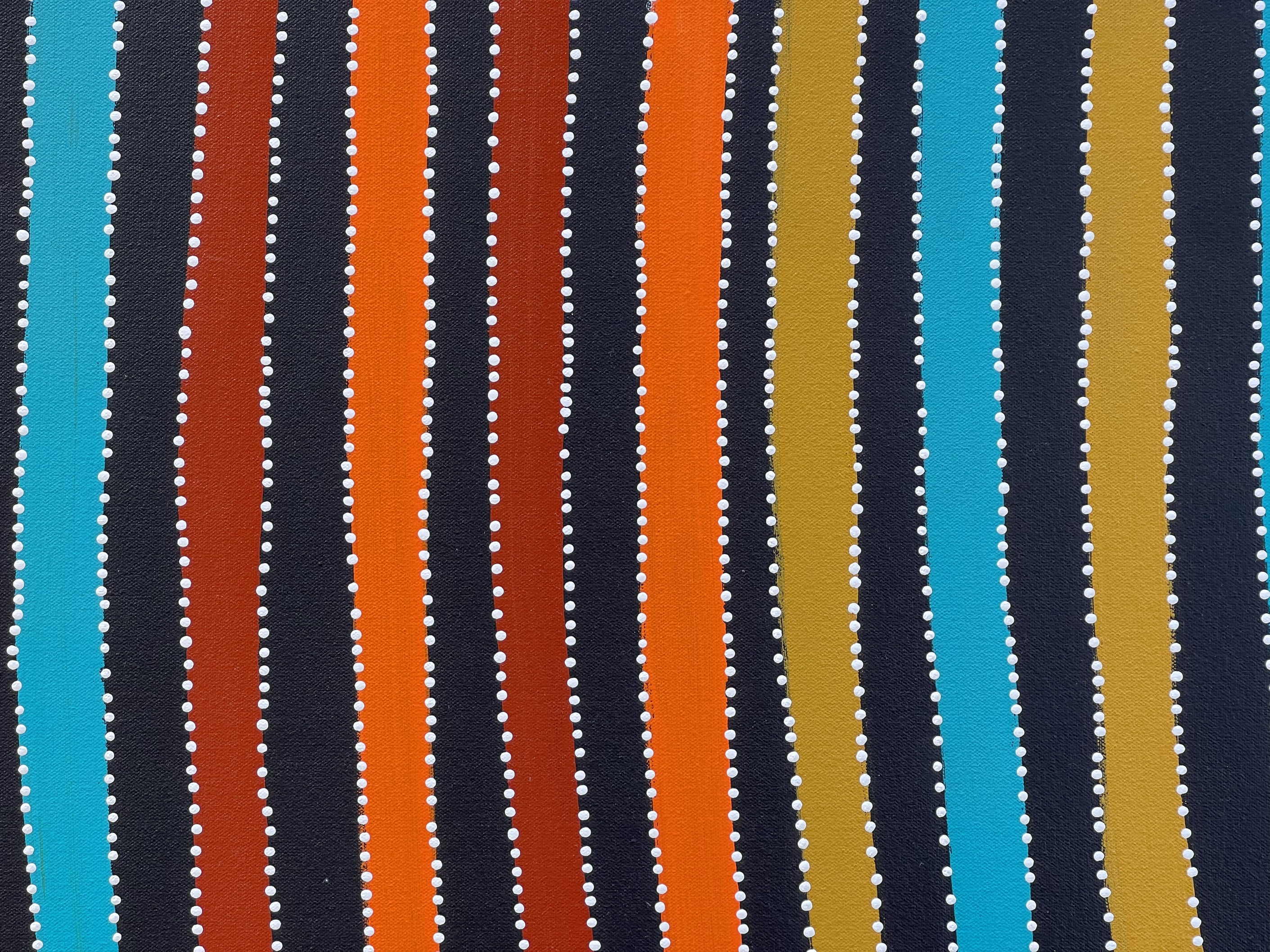 Jacinta Numina - My Country Atnangkerre, Thorny Lizard (Arnkerrthe) - 43x130cm .23-2