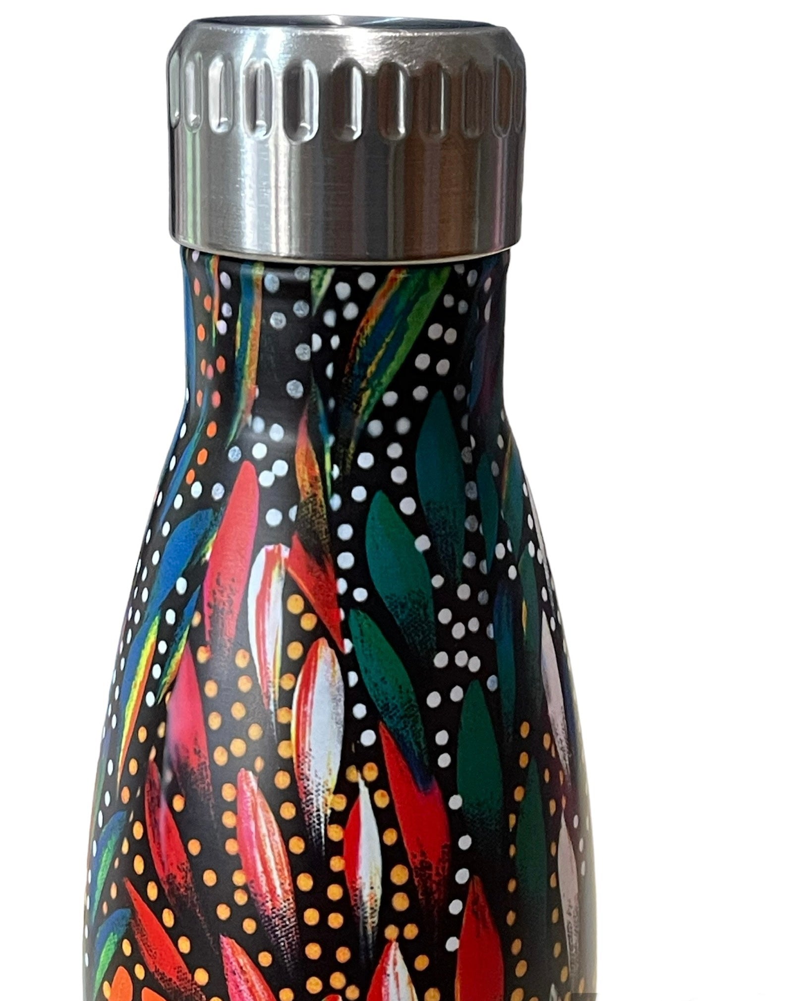 Water Bottle - Caroline Numina - Bush Medicine Leaves