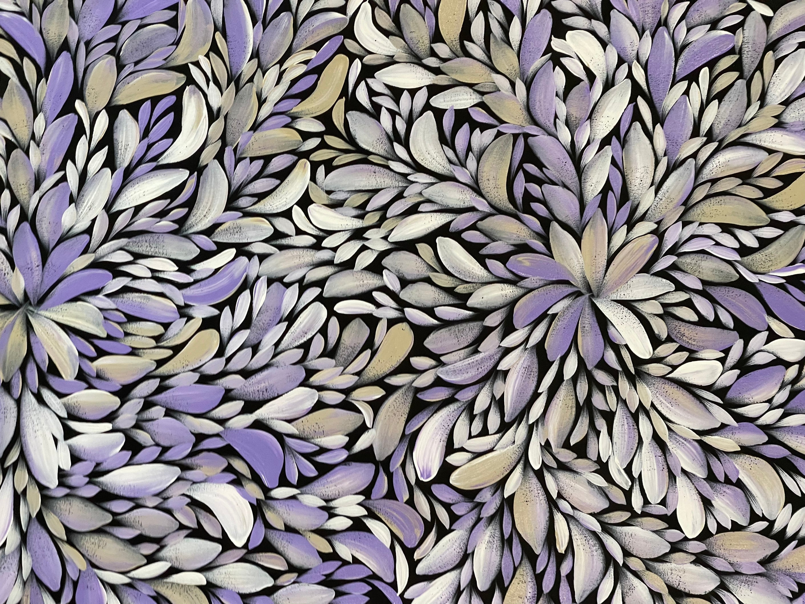 Louise Numina Napananka - Bush Medicine Leaves - 203x123cm .13-14