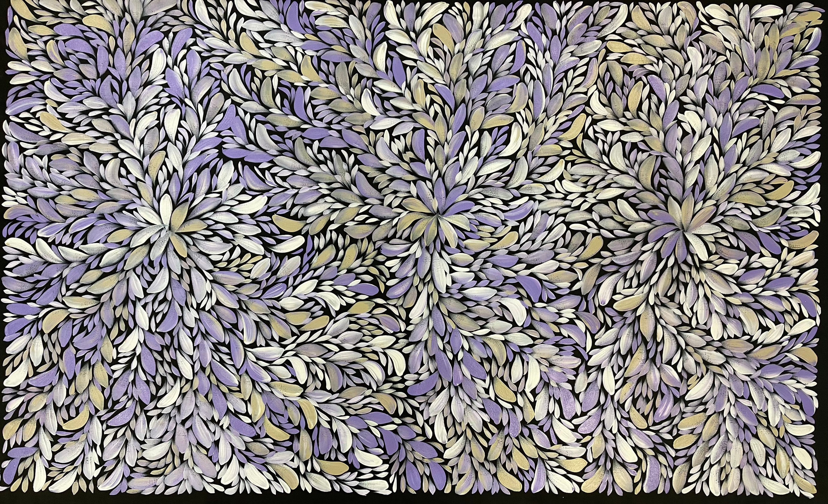 Louise Numina Napananka - Bush Medicine Leaves - 203x123cm .13-14