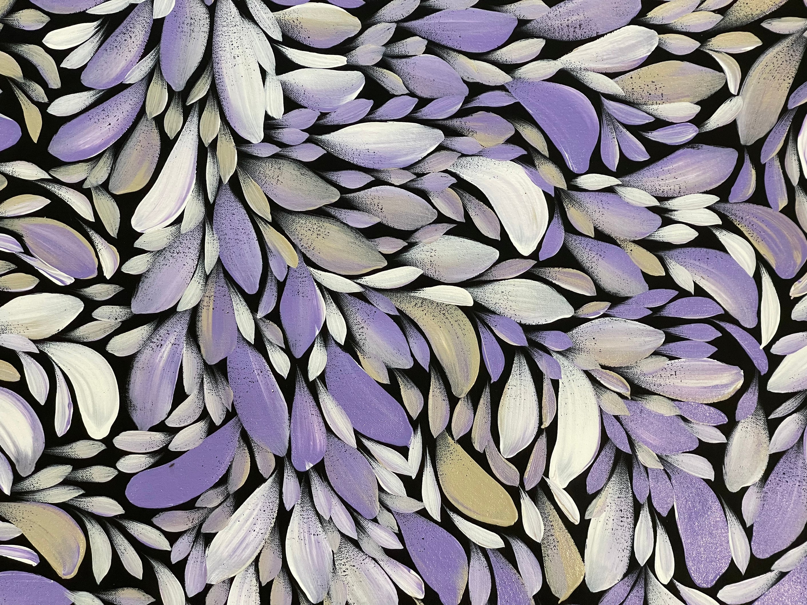 Louise Numina Napananka - Bush Medicine Leaves - 203x123cm .13-14