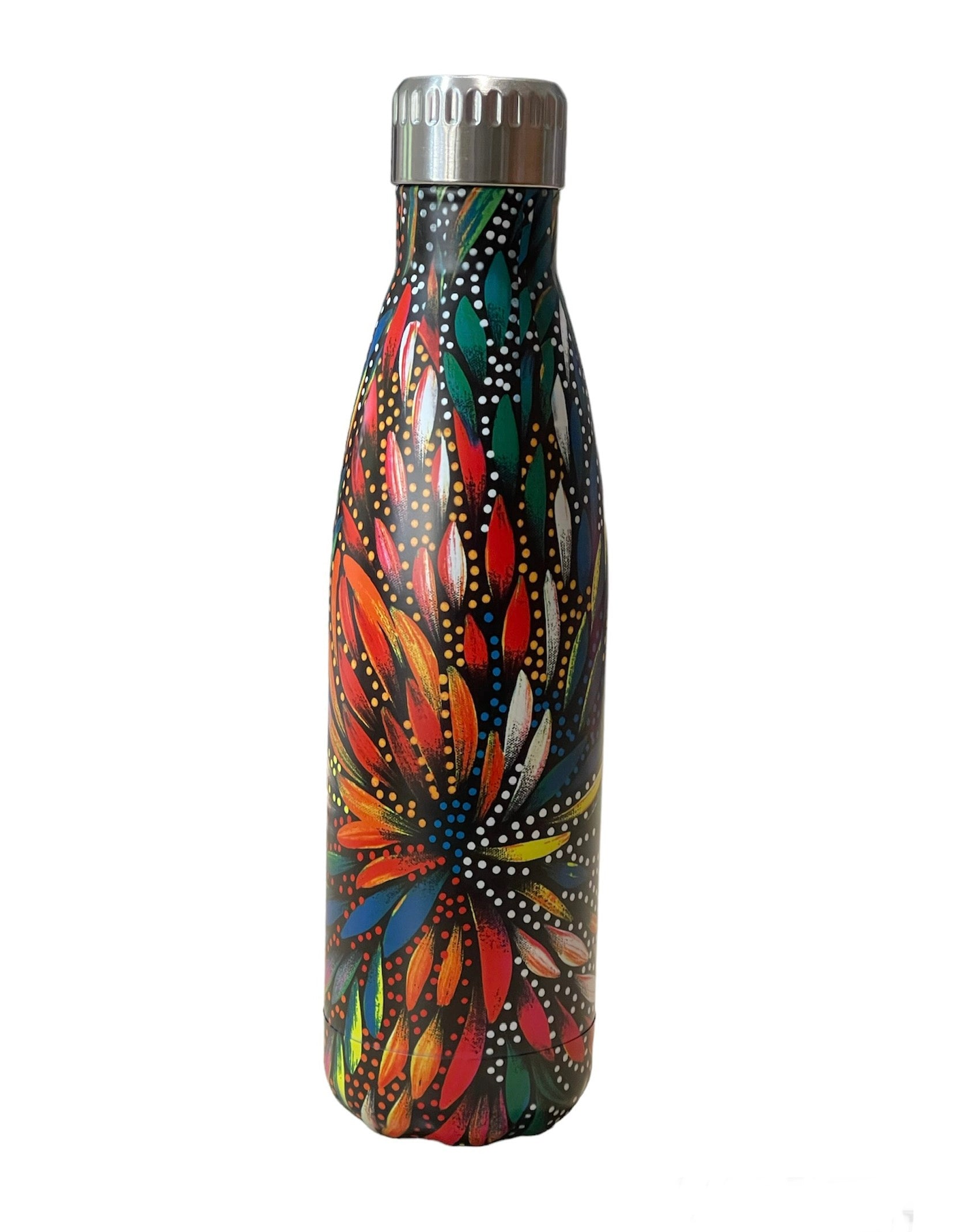 Water Bottle - Caroline Numina - Bush Medicine Leaves