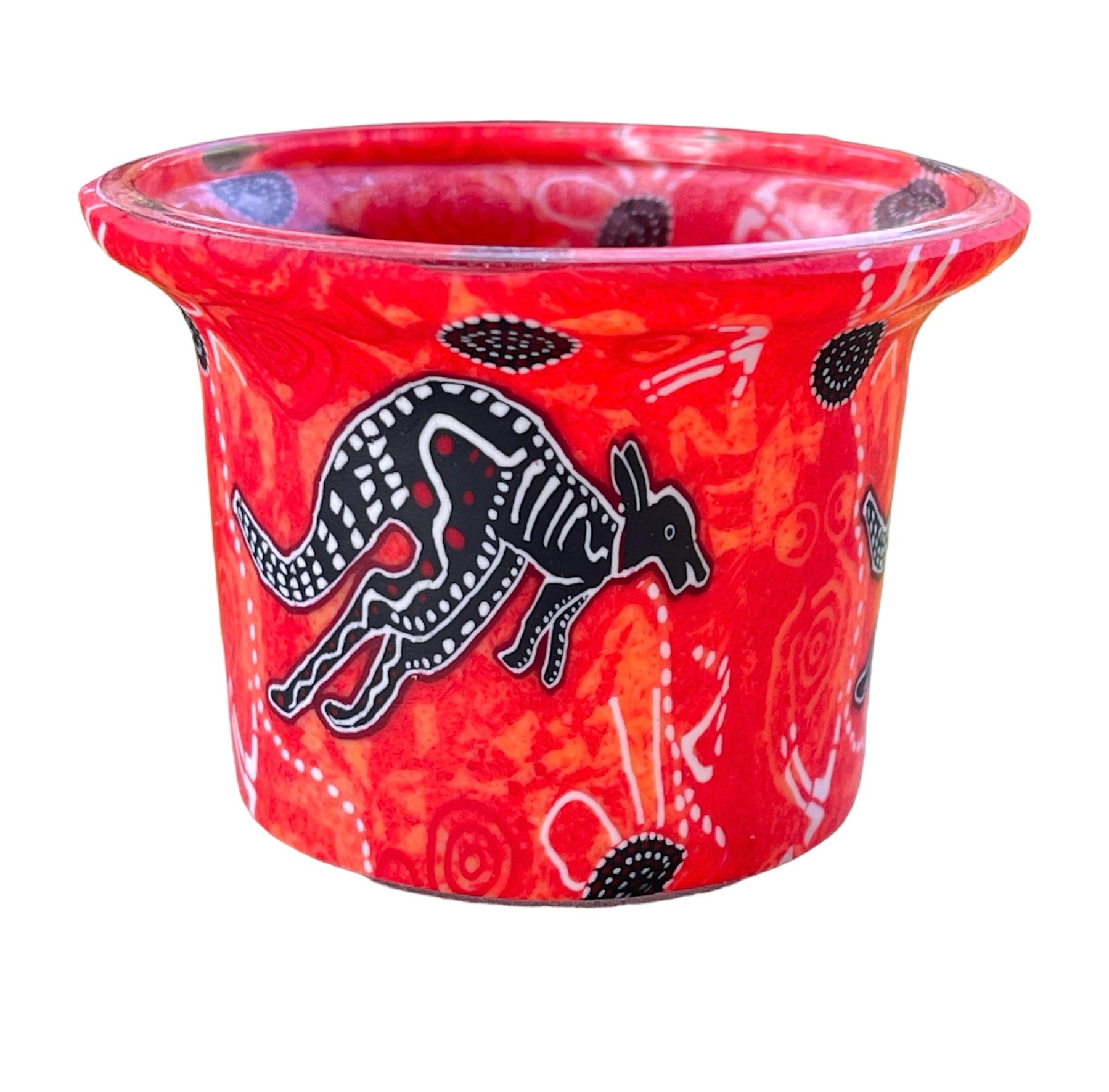 Small Tea Light Holder - Chern'ee Sutton - Red Kangaroo