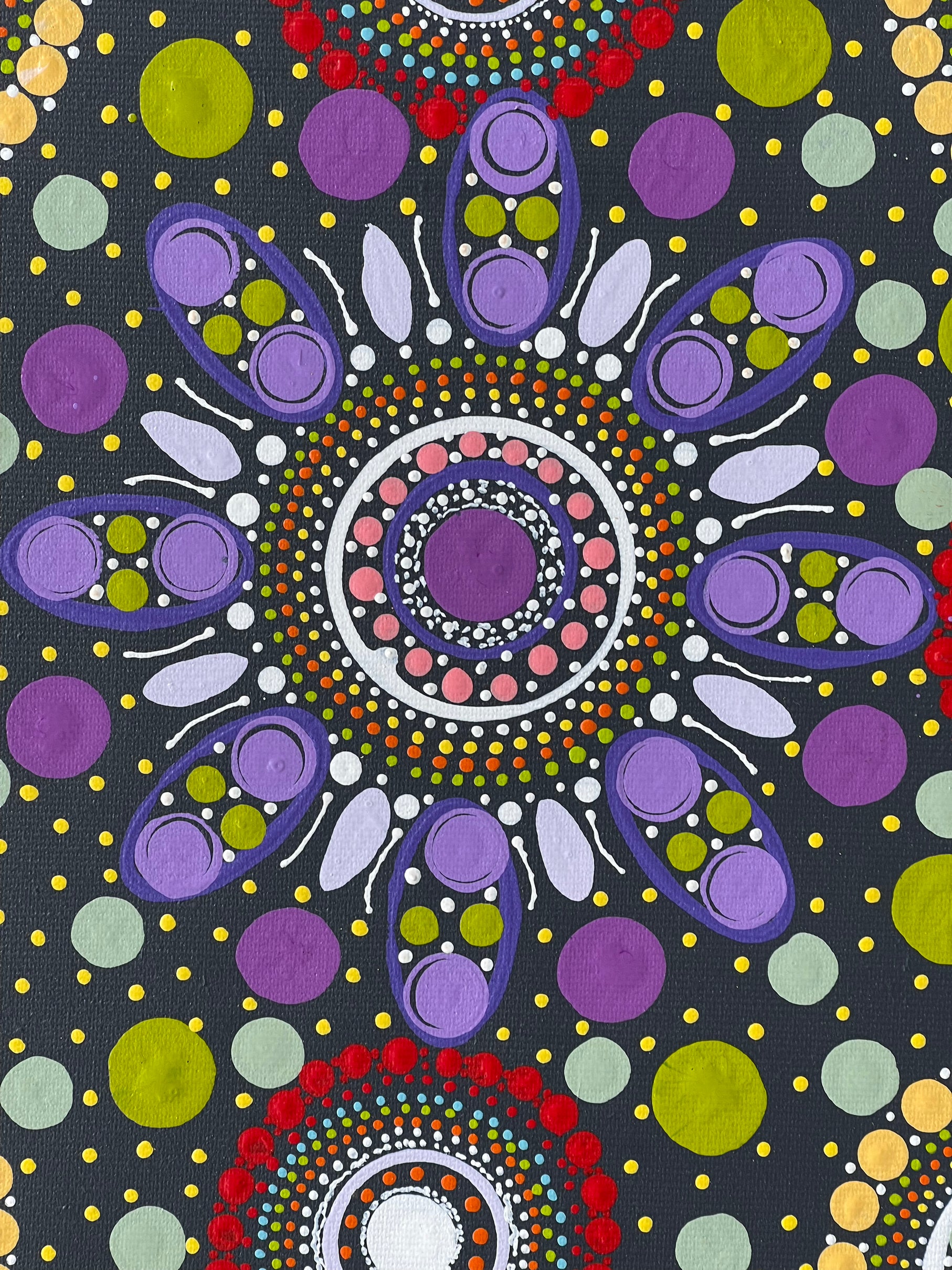 Margaret Bloomfield - 30 x 30cm Stretched