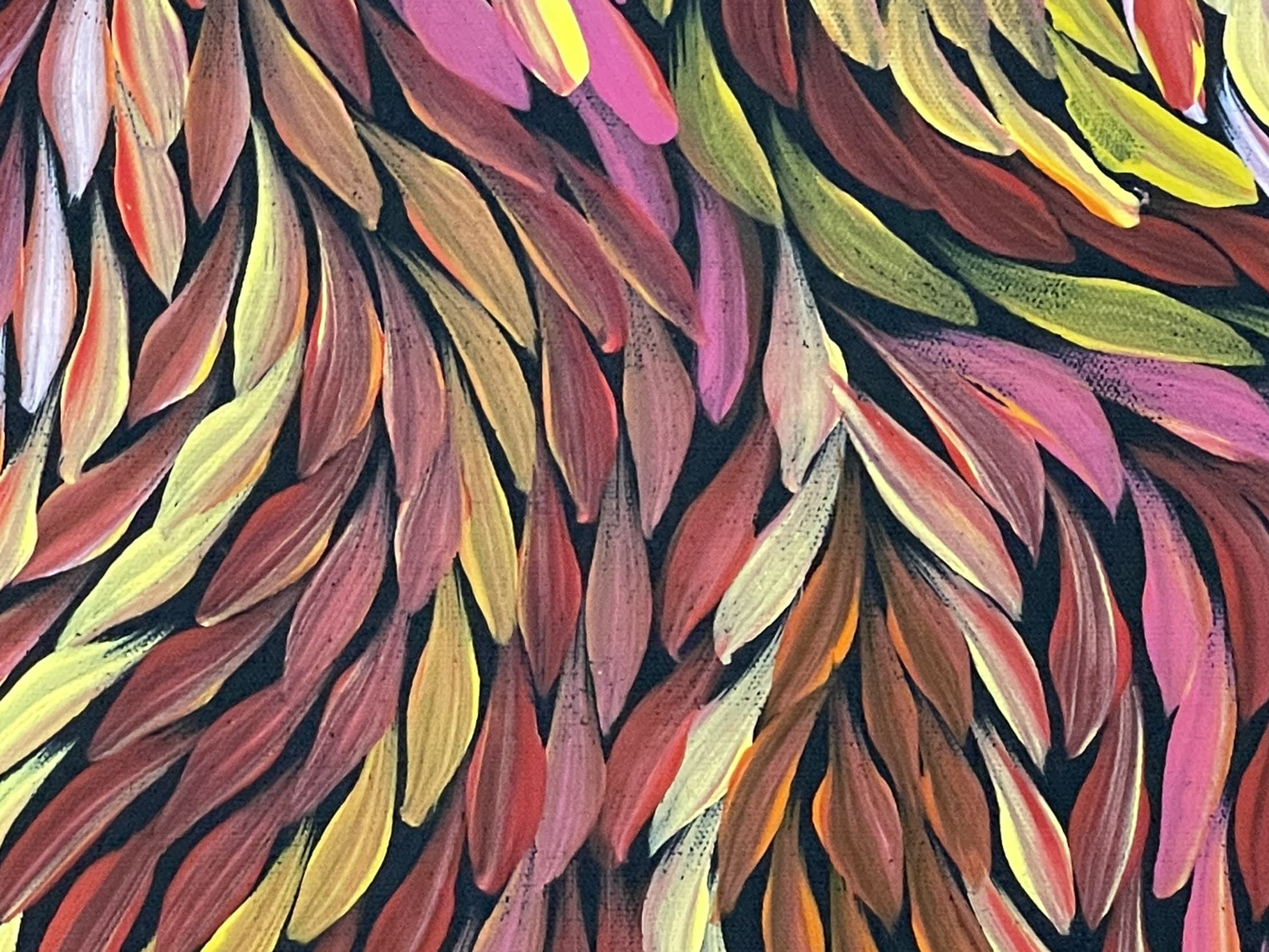 Rosemary Pitjara - Bush Medicine Leaves - 197x107cm .02