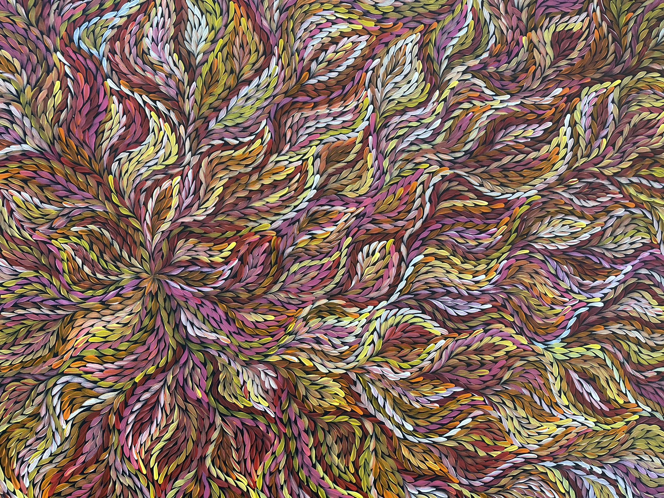 Rosemary Pitjara - Bush Medicine Leaves - 197x107cm .02