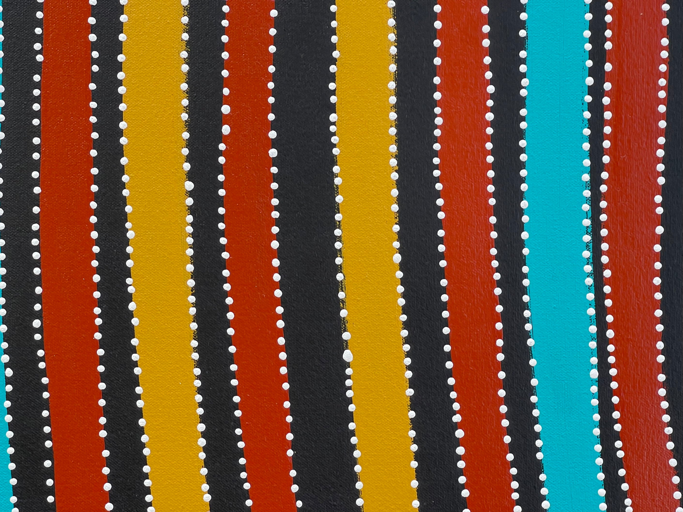 Jacinta Numina - My Country Atnangkerre, Thorny Lizard (Arnkerrthe) - 43x130cm .23-2