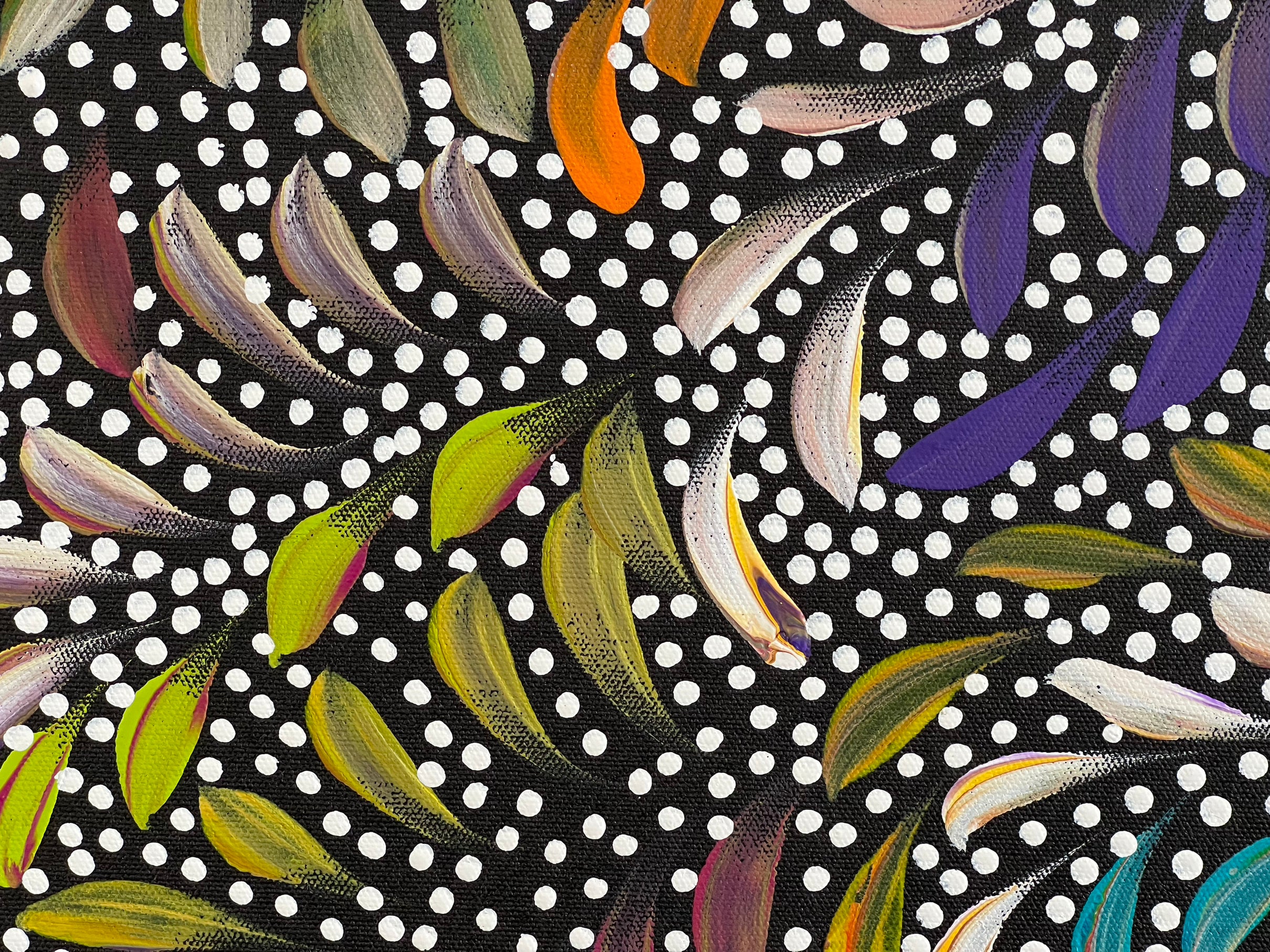 Caroline Numina - Seeded Bush Medicine Leaves .88-13
