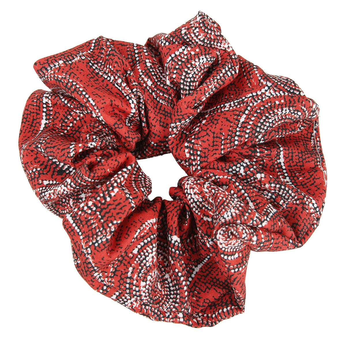 Microfibre Hair Scrunchie - Sabrina Robertson - Red