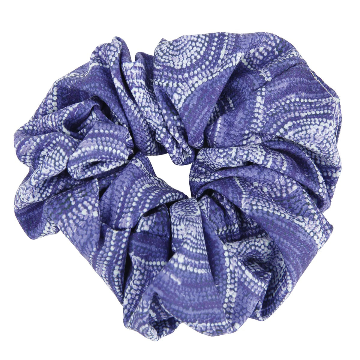 Microfibre Hair Scrunchie - Sabrina Robertson - Purple