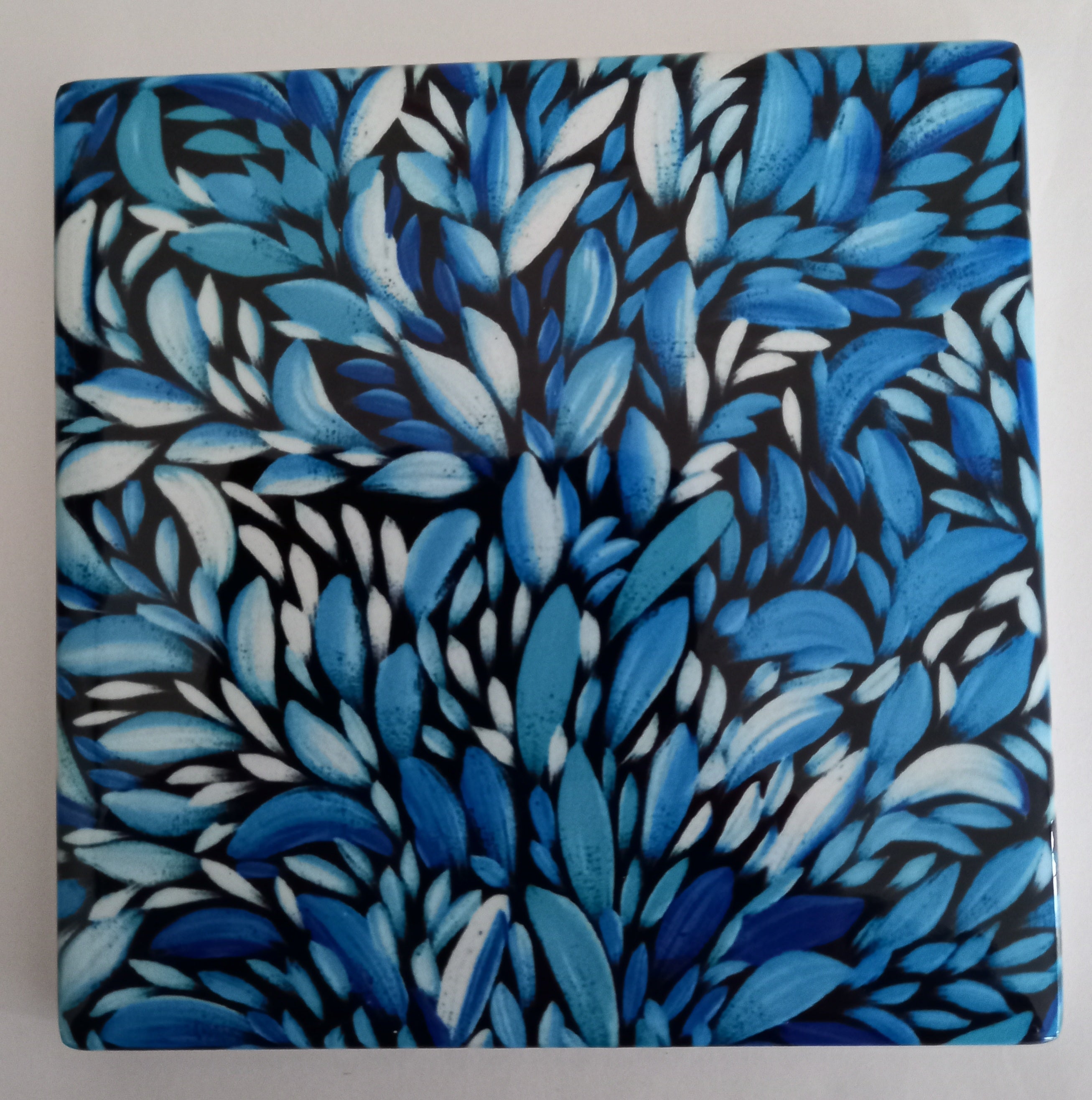 Ceramic Coaster - Louise Numina - Blue