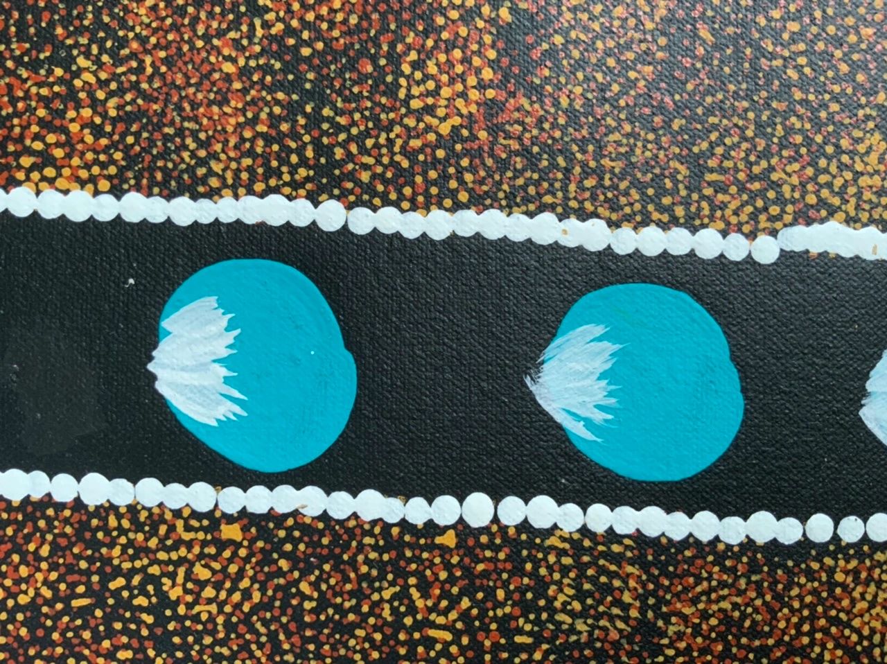 Barbara Pananka - Bush Tucker - 85x109cm .90-13
