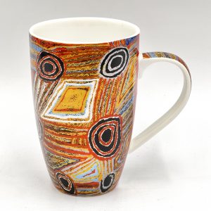 Bone China Mug - Mary Napangardi Brown