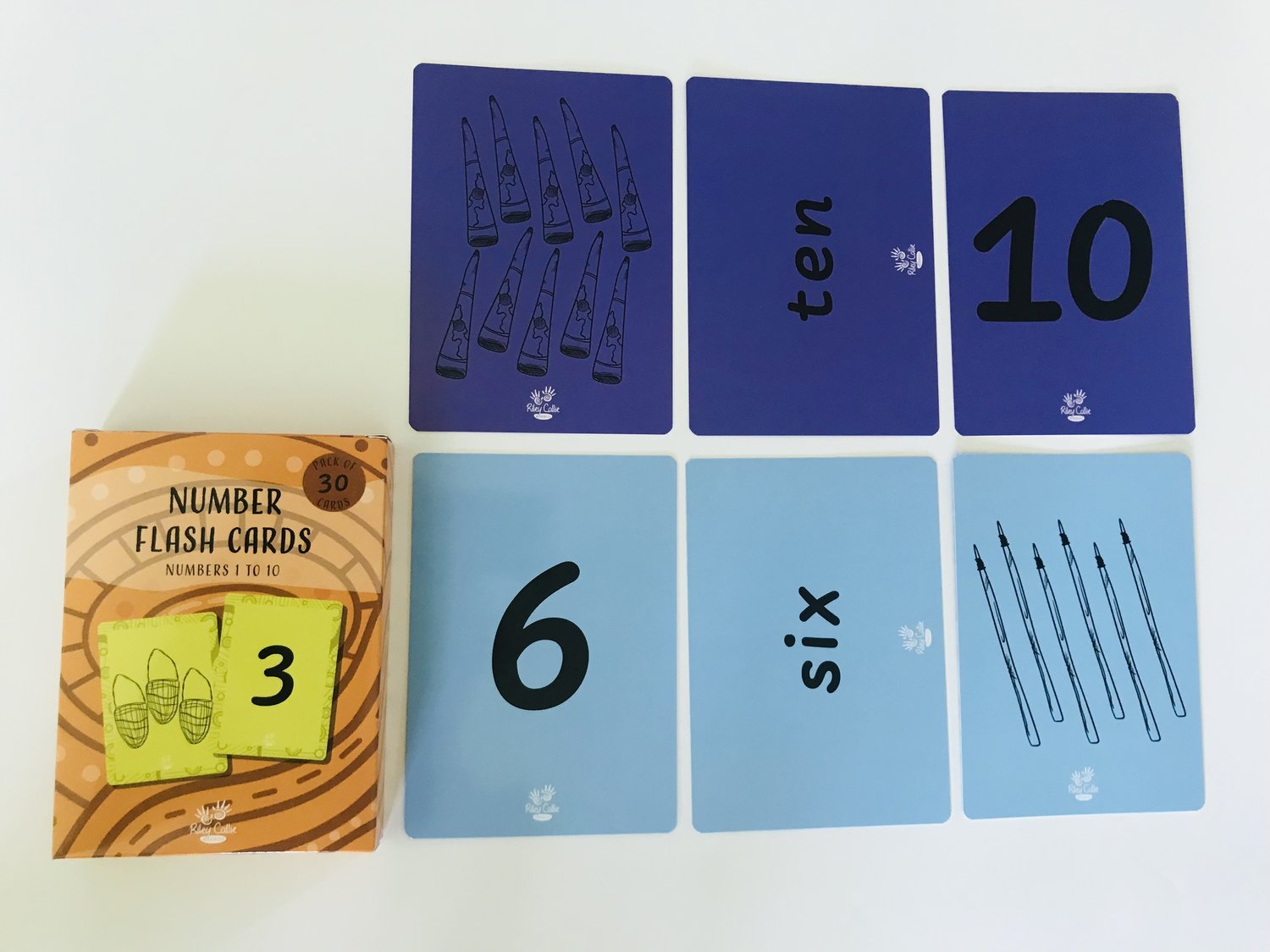 Aboriginal Number Flash Cards