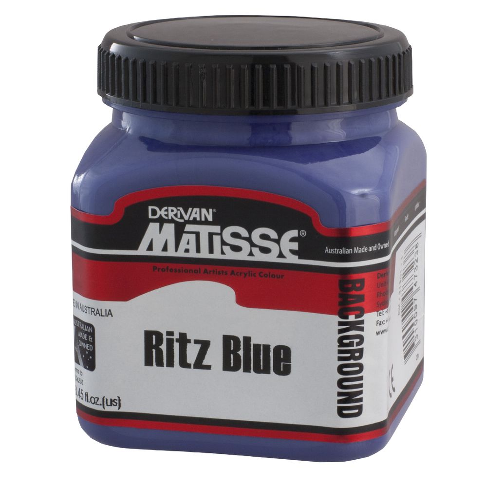 Matisse Acrylic Background Paint - Ritz Blue