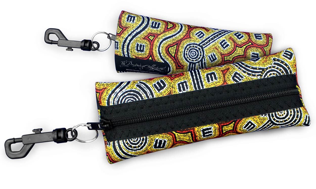 Neoprene Eyewear Case - Judith Nungarrayi Martin - Brush-Tailed Possum Dreaming