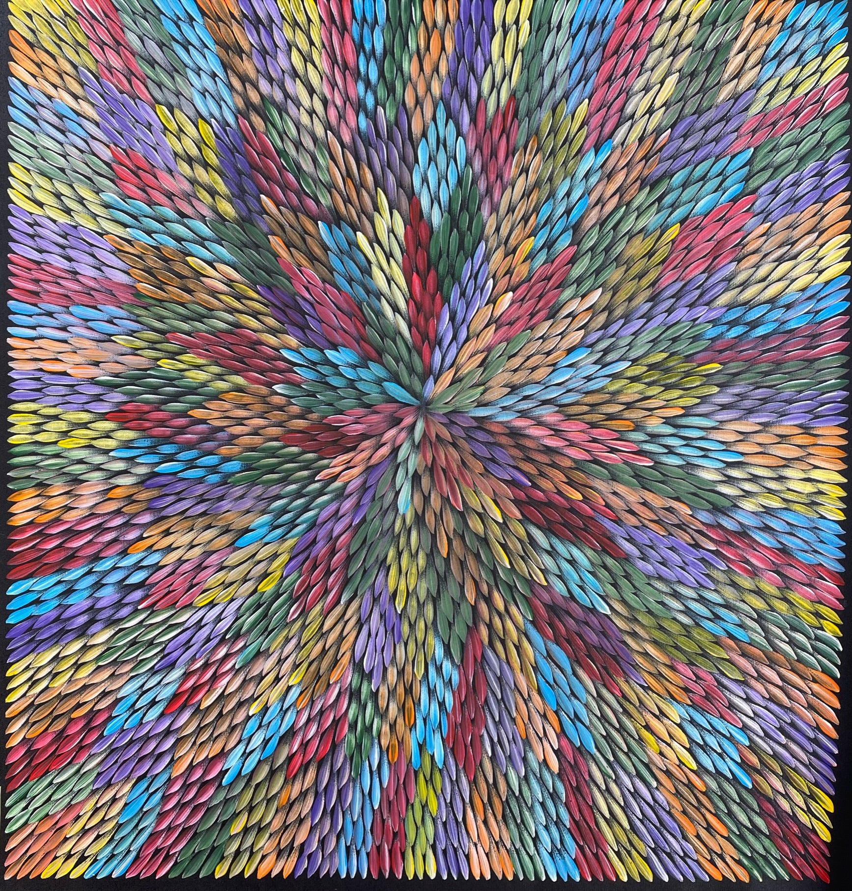 Maryanne Gibson - Bush Medicine - 95x90cm 56-5