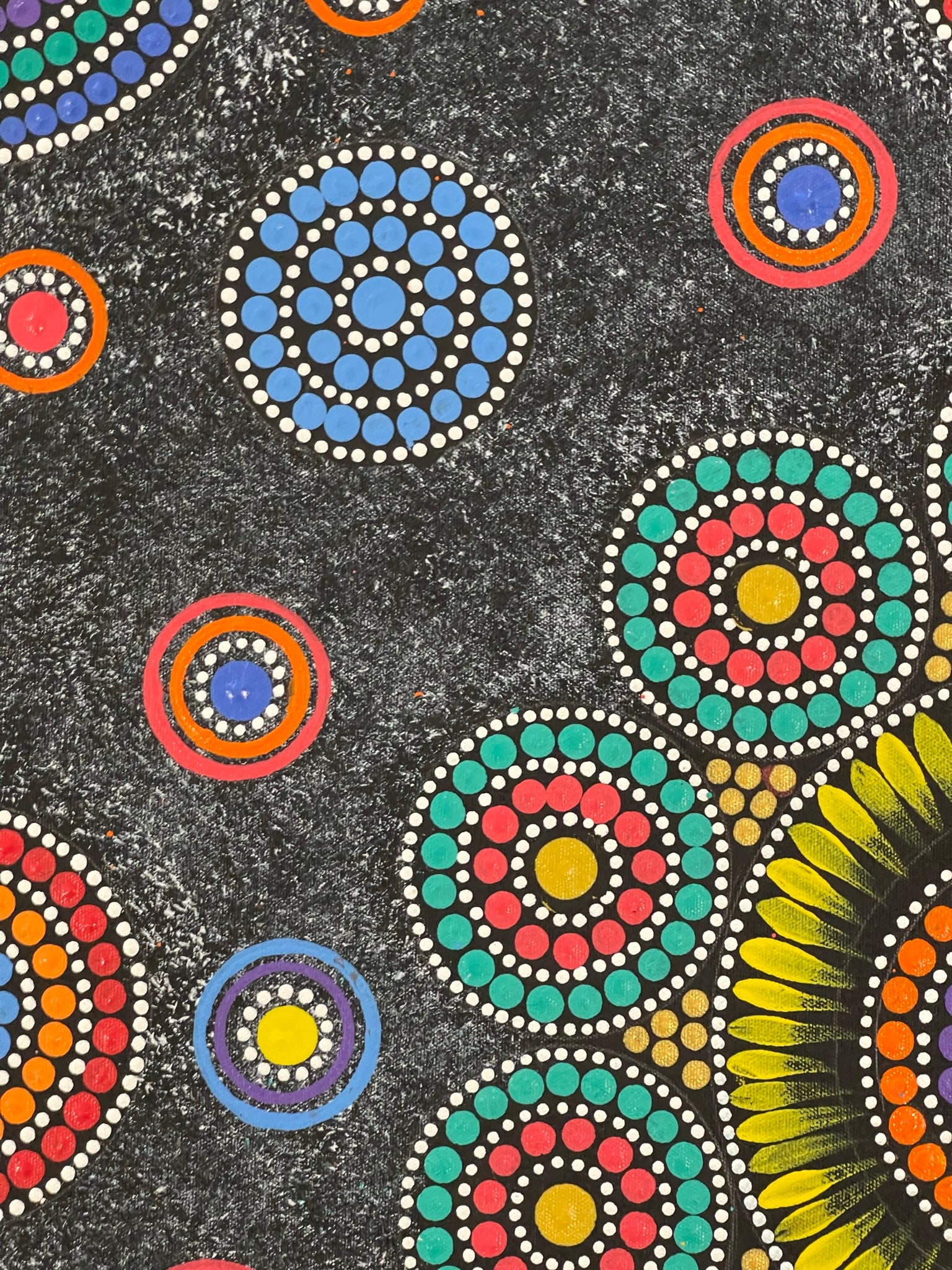 Maryanne Gibson - Bush Medicine Bush Seeds - 70x70cm 26-4