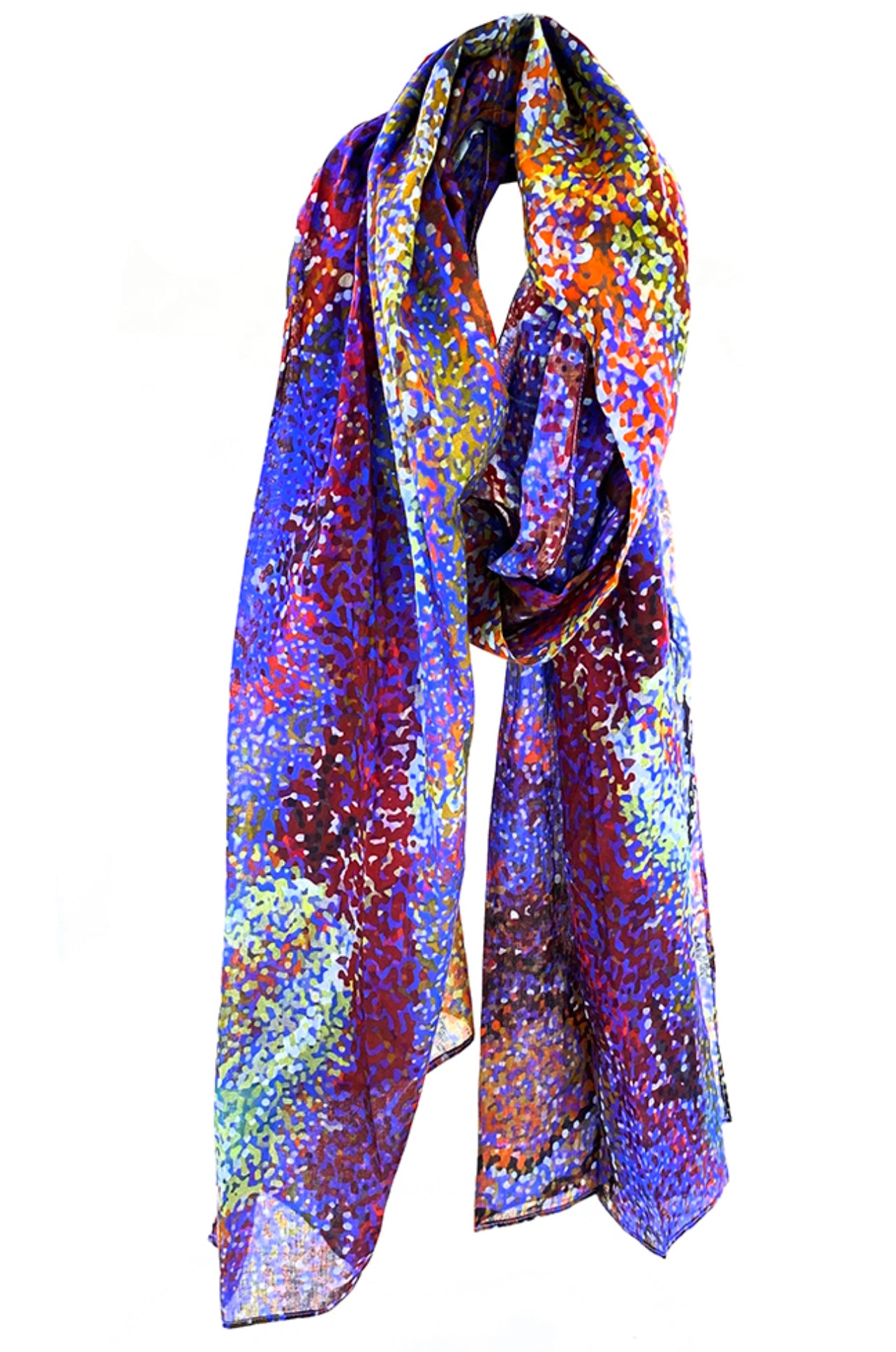 Organic Cotton Summer Scarf - Pauline Nampijinpa Singleton
