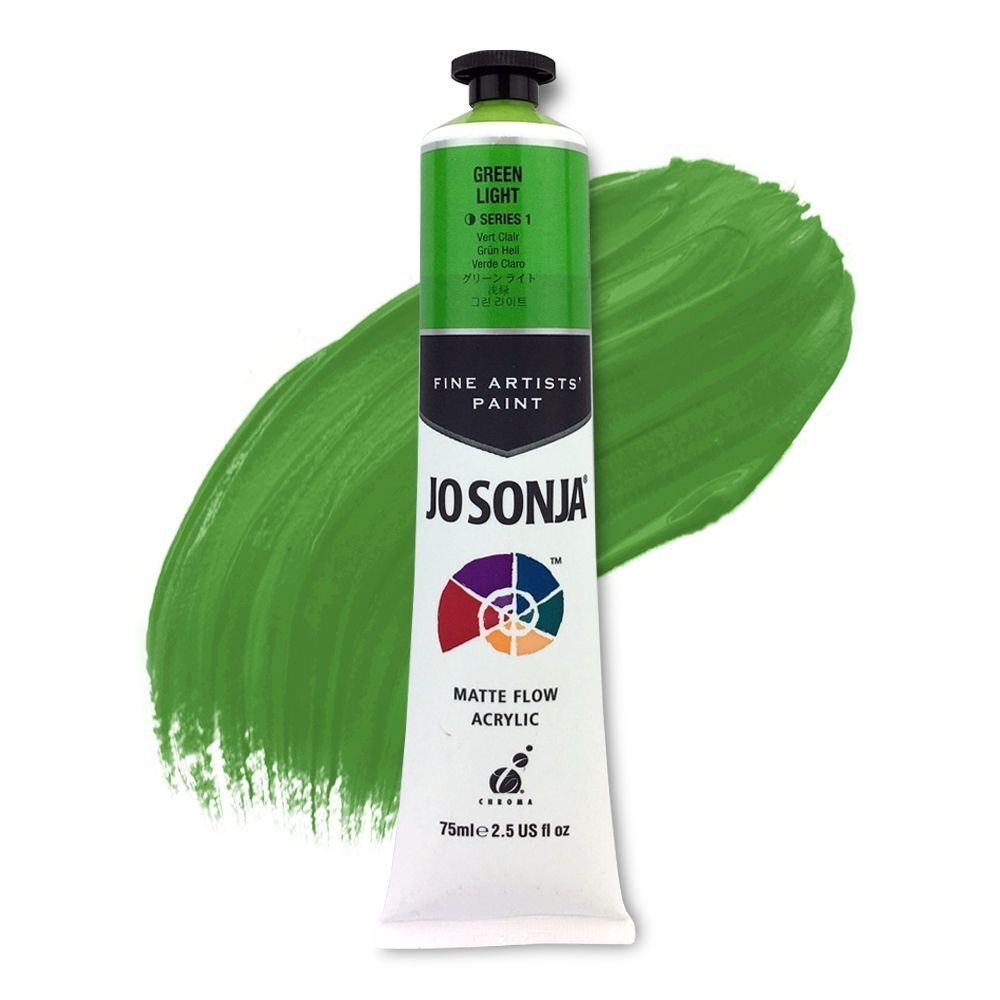 Jo Sonja's Artist Acrylic Paint - Green Light - 75ml