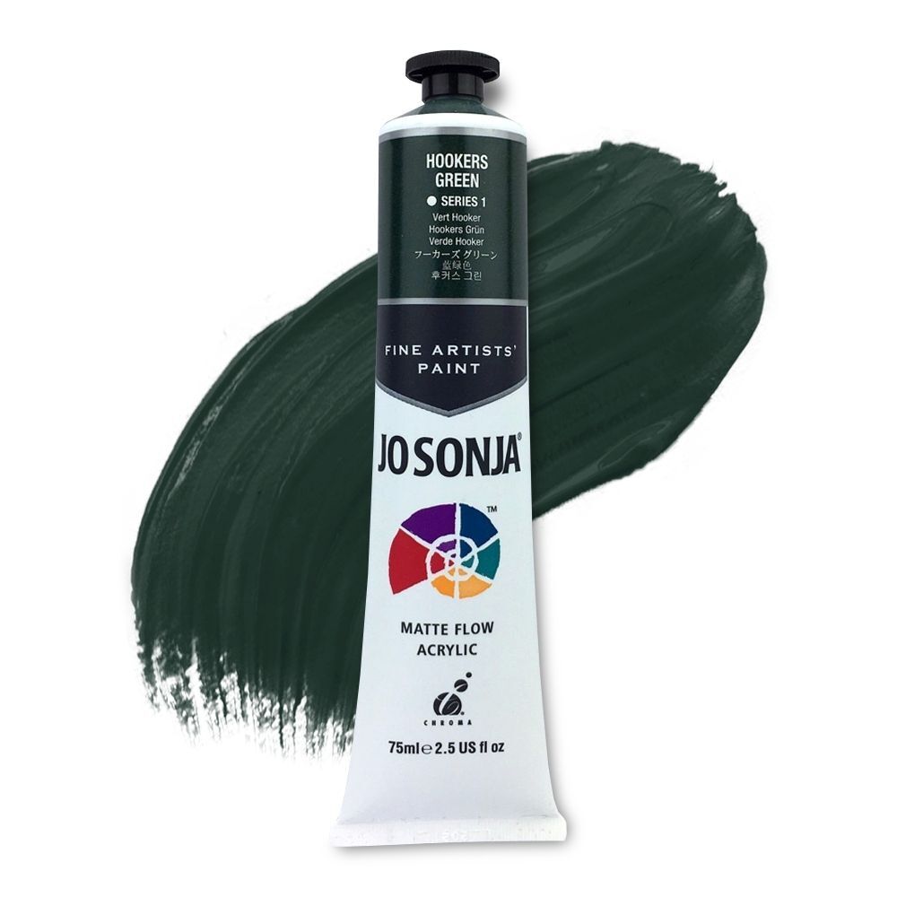 Jo Sonja's Artist Acrylic Paint - Hookers Green - 75ml